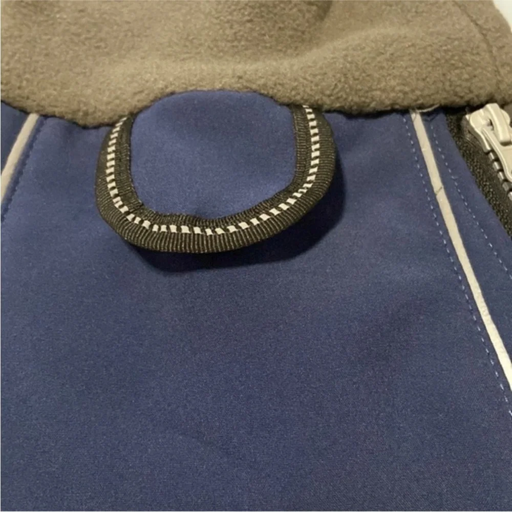 Top Paw Bonded Fleece Turtleneck Blue & Gray S